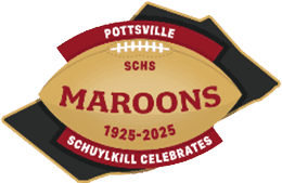 Pottsville SCHS Maroons 1925-2025 Schuylkill Celebrates